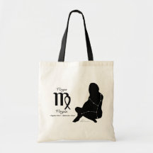 Virgo Constellation/Zodiac Tote Bag