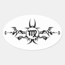 Virgo Tribal Stickers
