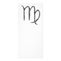 Virgo. Zodiac Astrological Sign. Custom Rack Cards