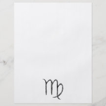 Virgo. Zodiac Astrological Sign. Personalized Flyer