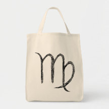 Virgo. Zodiac Astrological Sign. Tote Bag