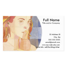 Virgo Zodiac Business Card