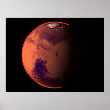 Virtual Planets Mars Planet View 04 Poster