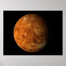 Virtual Planets Venus Planet View 01 Poster