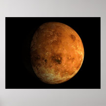 Virtual Planets Venus Planet View 02 Poster