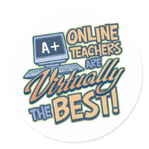 Virtually the Best Online Teacher stickers