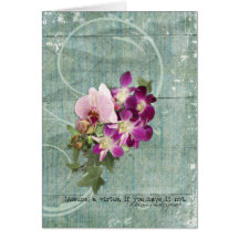 Virtue in Green-blank greeting Cards