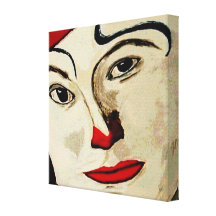 visage de clown toiles tendues