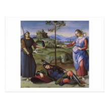 Vision of a Knight, Raphael Post Card