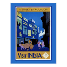 Visit India Postcard