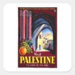 Visit Palestine Holy Land Vintage Travel Art Stickers