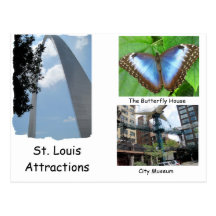 Visit St.  Louis. Postcard