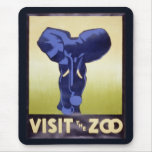 Visit the Zoo-elephant Mousepads