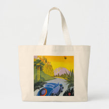 Visitez La Grece En Auto Canvas Tote Canvas Bags