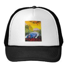 Visitez La Grece En Auto  Cap Trucker Hats