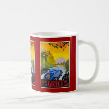 Visitez La Grece En Auto Retro Holiday Poster Mug