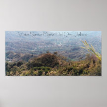 Vista Santa Maria Del Oro Jalisco Poster