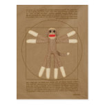 Vitruvian Monkey Postcard
