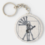 Vitruvian Skeleton Keychains