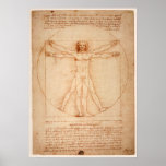 Vitruviano Man Posters