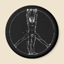 Vitruvians for Peace magnets