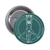 Vitruvians for Peace buttons