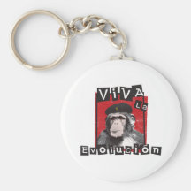 Viva la Evolucion Ape Key Chains