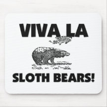 Viva La Sloth Bears Mousemat