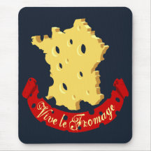 Vive le Fromage Mouse Pad