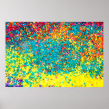 Vivid colours abstract posters