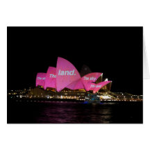 Vivid Festival Sydney Opera House 01 Greeting Card
