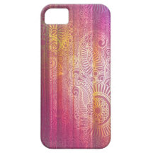 Vivid Paisley Doodle Patterns iPhone 5 Case