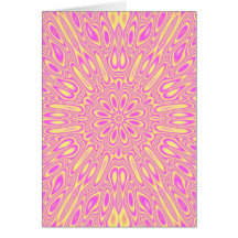 Vivid Pink Greeting Card