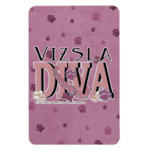 Vizsla DIVA Vinyl Magnets