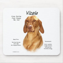 Vizsla History Design Mousepads