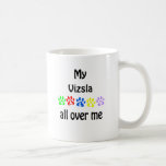 Vizsla Walks Design Coffee Mug