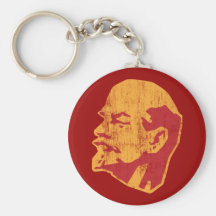 vladimir lenin cccp portrait keychain