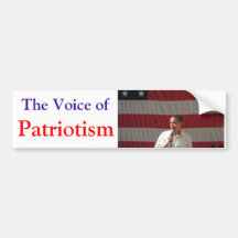 Voice of Patriotism Bumper Sticker