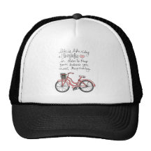 vol25 life is like riding a bicycle trucker hat