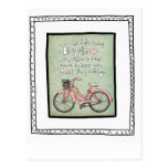 vol25- life is like riding a bicyle postcards