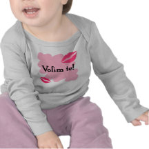 Volim te - Croatian I love you T-shirt