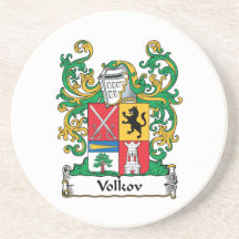 Volkov Family Crest Coaster