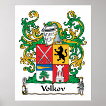 Volkov Family Crest Print