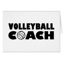 Volleyball coach card