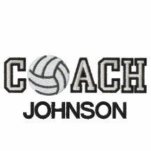 Volleyball Coach Embroidered Polo Shirt