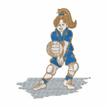 Volleyball Girl embroidered shirts