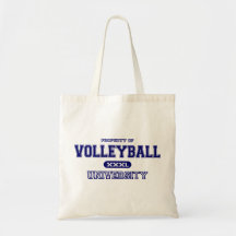 Volleyball University Tote Bag