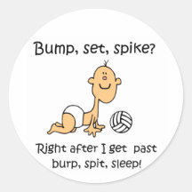 VolleyChick Bump Set Spike Sticker