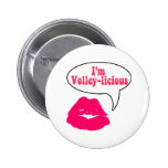 VolleyChick Volley-licious Buttons