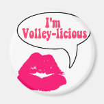 VolleyChick Volley-licious Fridge Magnets